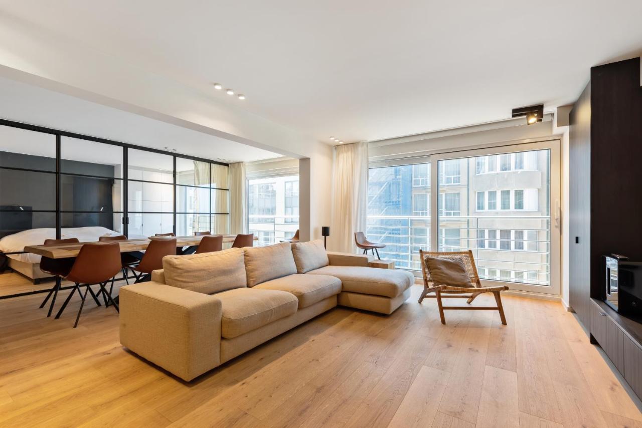 Hyper-Luxeappartement, Zeezicht, Centrum, Airco, Optie Hotelservices Остенде Экстерьер фото